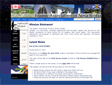 Tablet Screenshot of islamnovascotia.ca